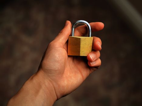 A hand holding a padlock symbolizing verifying a marketplace link before trusting it